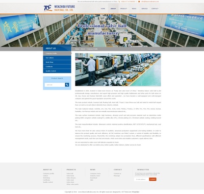 温州前程阀门外贸站 打造纯英文优化型官网，赋能全球化业务拓展