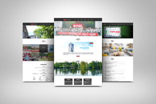 接吻鱼企业官网 ZCOOL平台上的网页与网站设计
